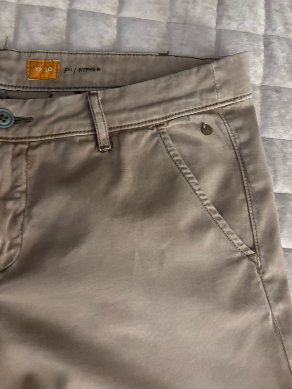 Pilcro and the Letterpress Hyphen Chino Shorts Women’s Size 30 Beige - Picture 5 of 9